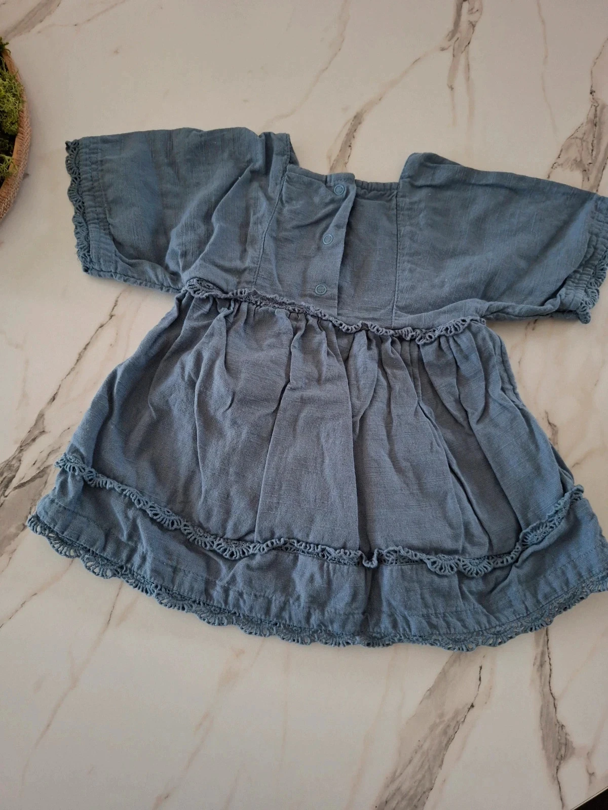 Vestido azul tamanho 9 meses 71cm - Tape à l'œil 🌸 – photo 3